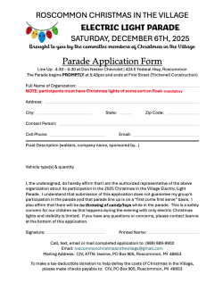 Image of electric light parade application
